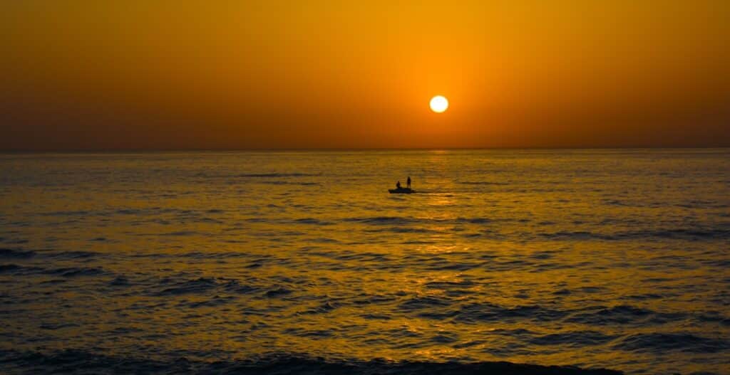 Photo Mediterranean sunset