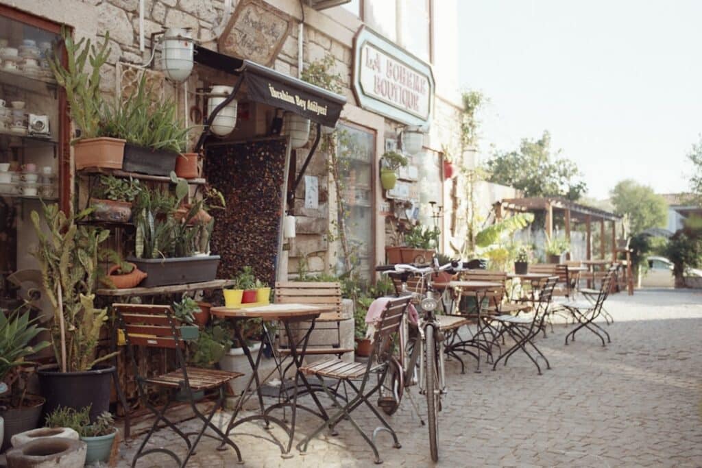 Photo Mediterranean cafe