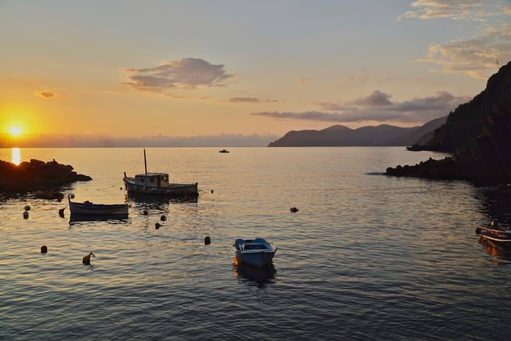 Photo Mediterranean sunset