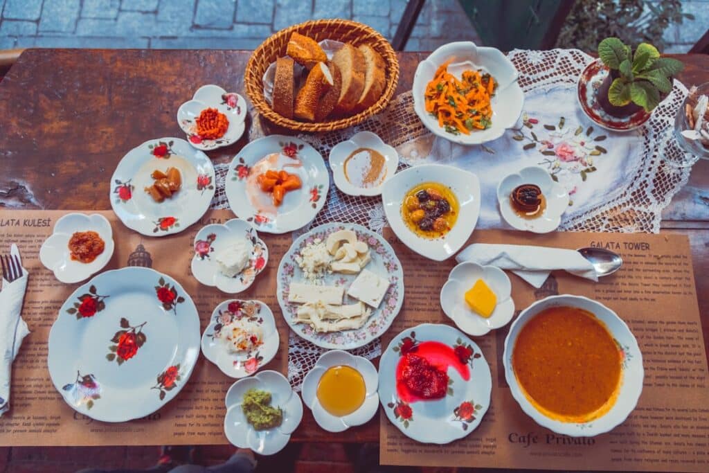 Photo Mediterranean table culture