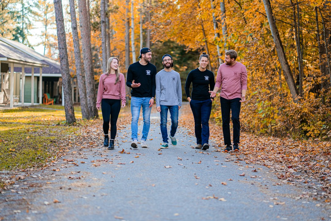 Photo active lifestyle walking outdoors