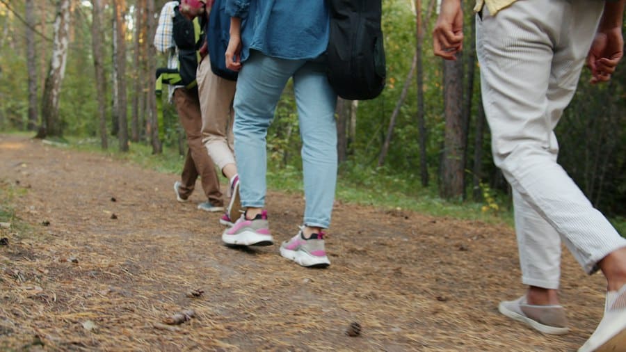 Photo active lifestyle walking outdoors