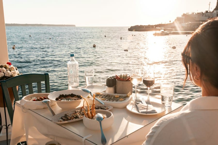 Photo Mediterranean lifestyle satisfaction